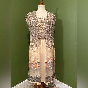 1970’s Vintage Sundress with Duster/Vest